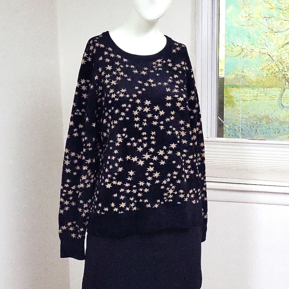 MICHAEL KORS SWEATER WITH GOLD STARS